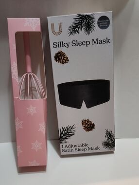 Self Care Set: Silky Sleep Mask And Scalp Massager